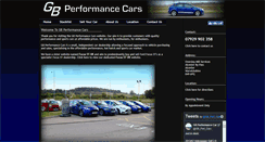 Desktop Screenshot of gbperformancecars.co.uk